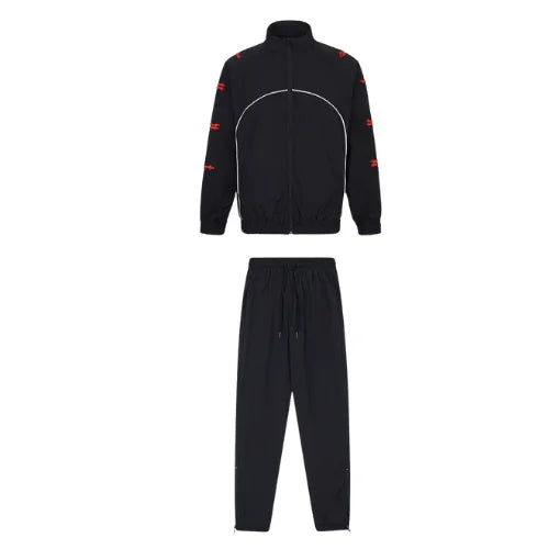 Trapstar Jacket Set Zip-Up Black Red
