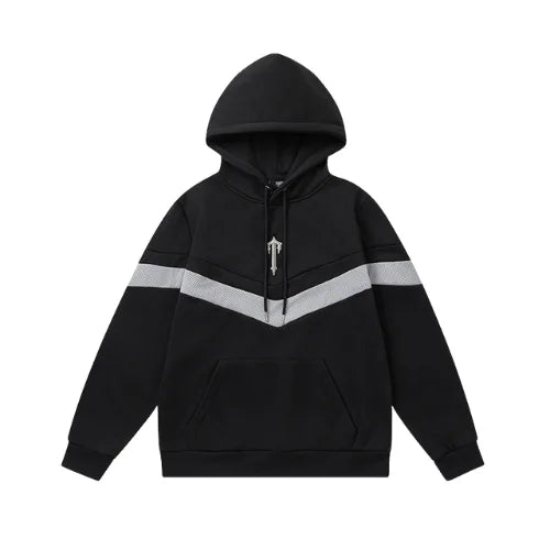 Trapstar V Stripe Hoodie Black