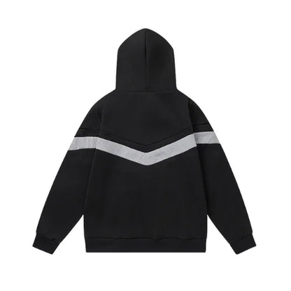 Trapstar V Stripe Hoodie Black