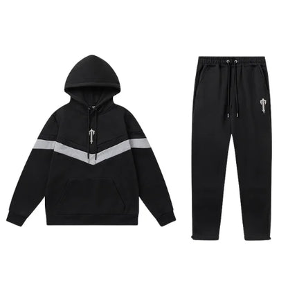 Trapstar V Stripe Tracksuit Black