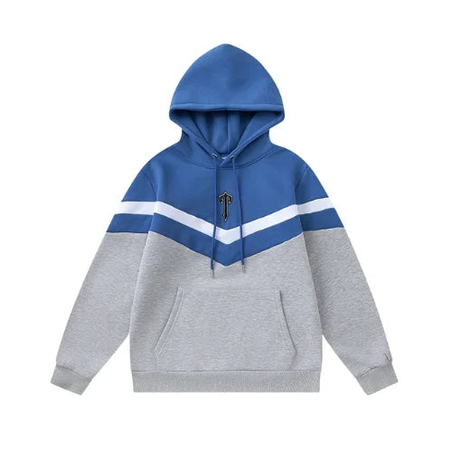 Trapstar V Stripe Tracksuit Blue Grey