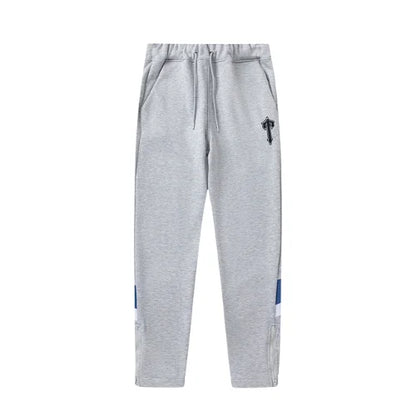 Trapstar V Stripe Tracksuit Blue Grey